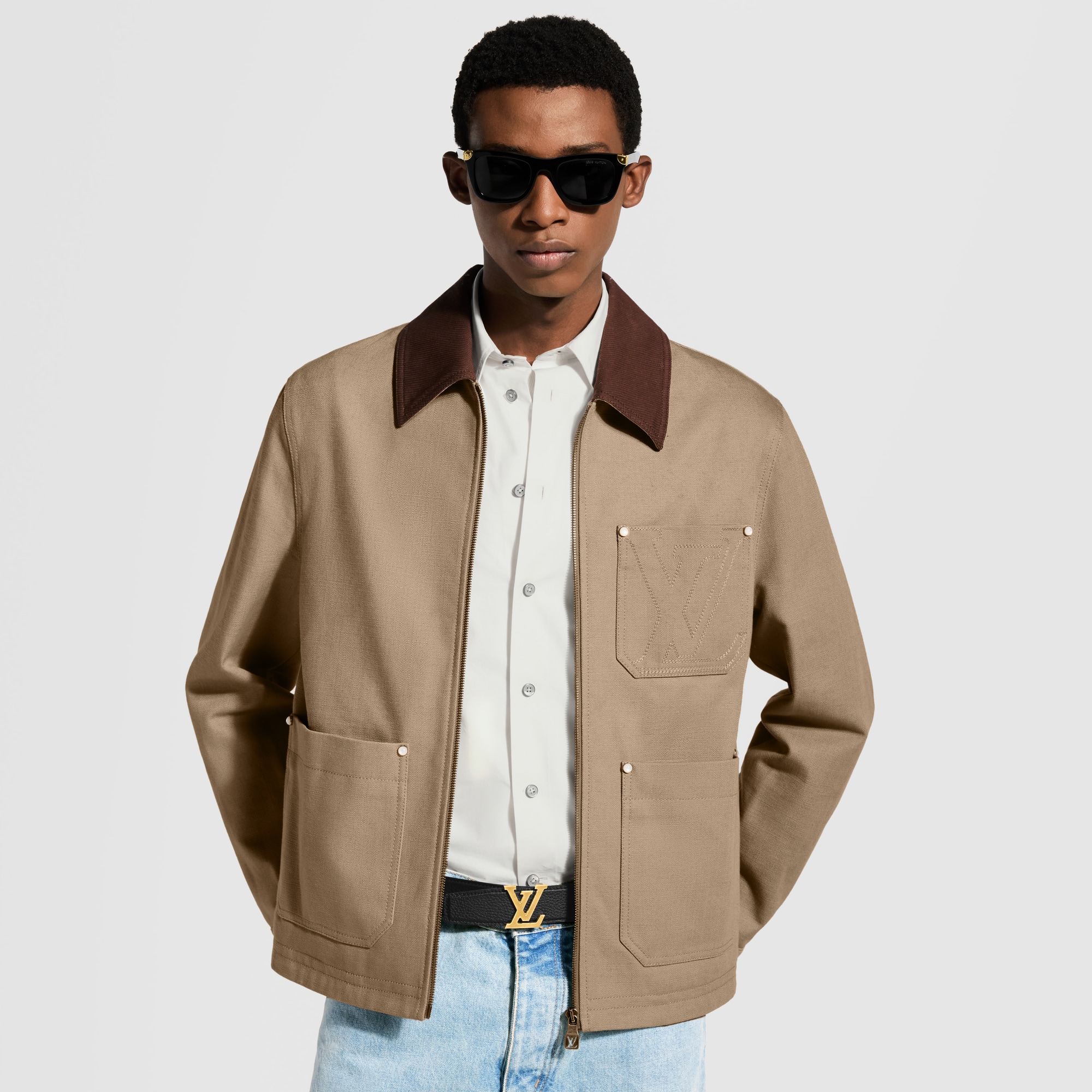 Workwear Cotton Canvas Blouson - Men - Ready-to-Wear | LOUIS VUITTON ®
